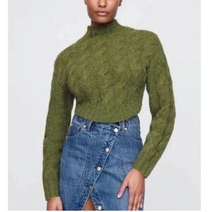 NWT GAP x CULT GAIA Asymmetrical Blue Denim Maxi Skirt Size 26/2